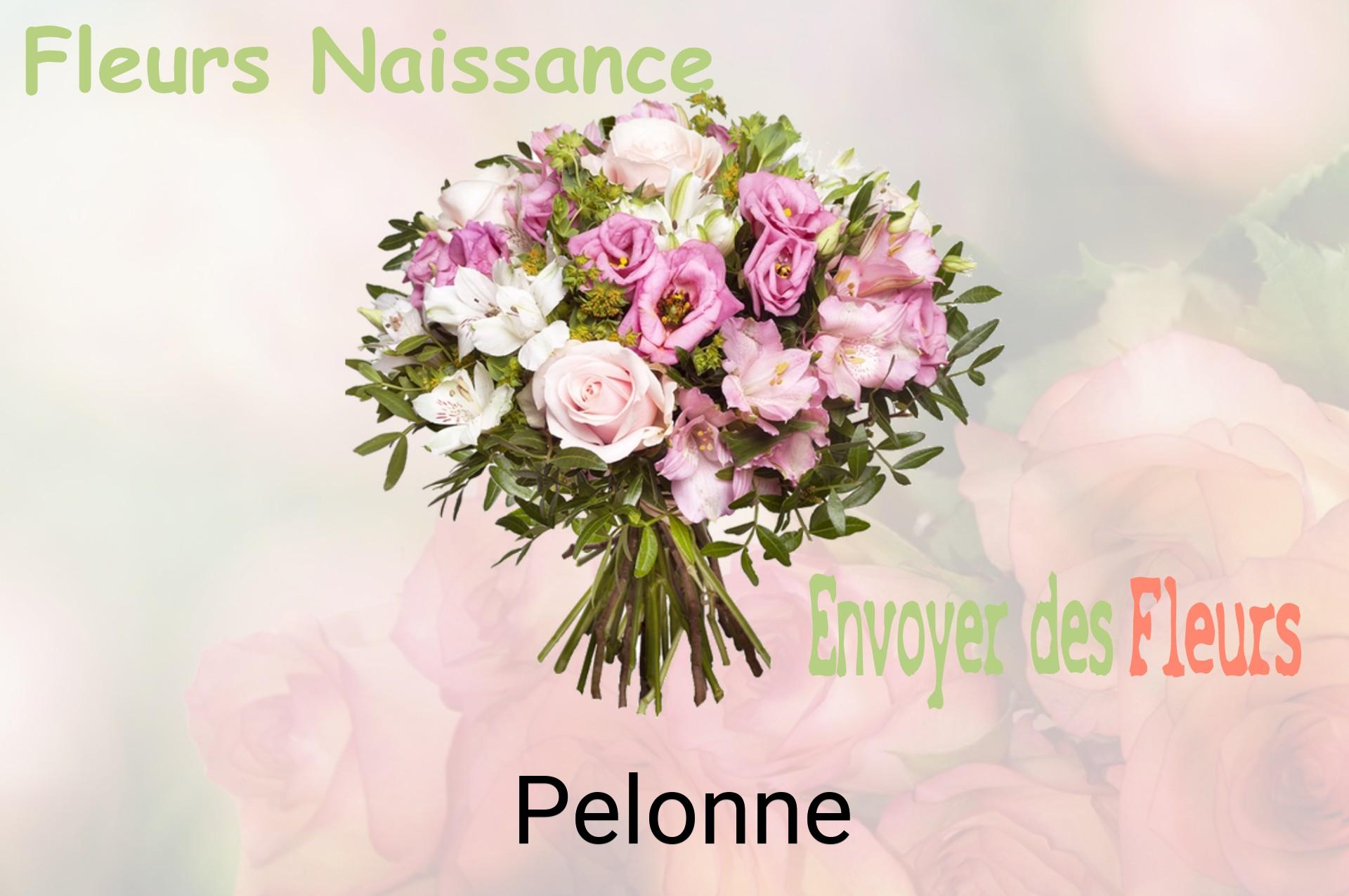 Bouquet de fleurs de naissance livré à Pelonne